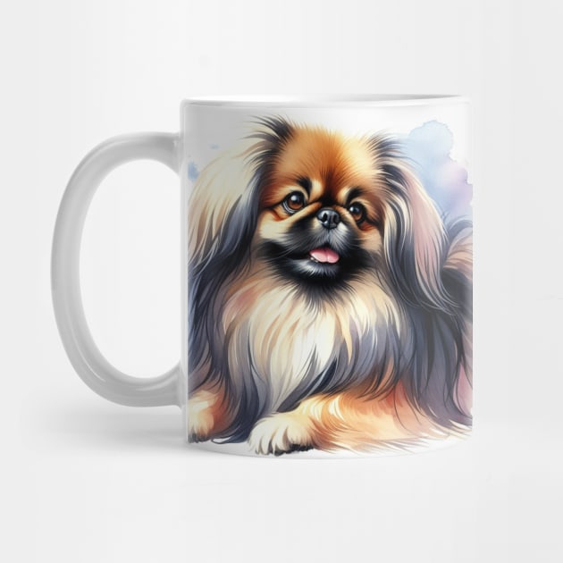 Pekingese Dog by KayBeeTees